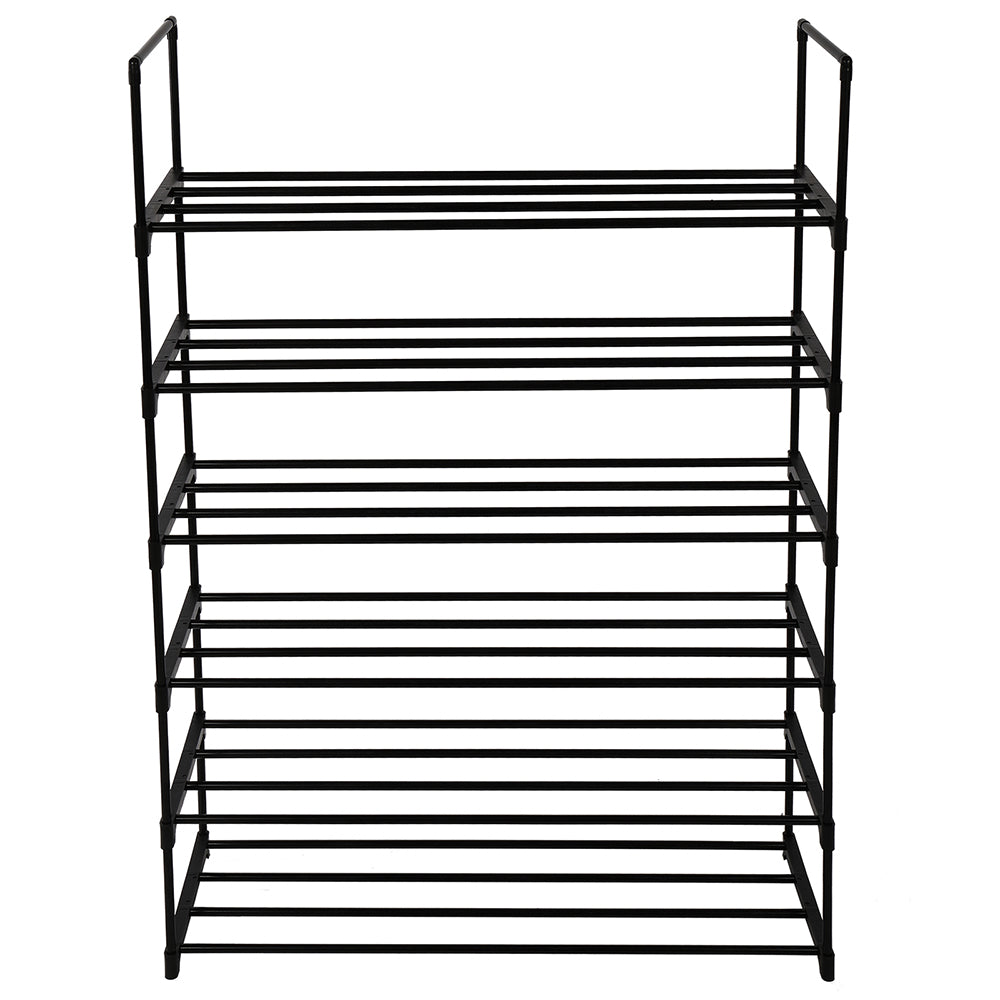 6-Tier Shoe Rack Front View - Organize Hallways with Style