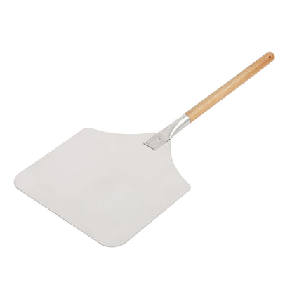 Essential pizza peel tool for easy and safe pizza handling in the oven.